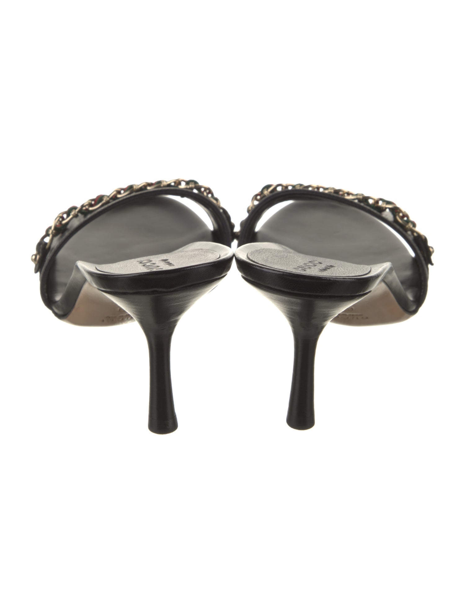 Gucci Leather Slides